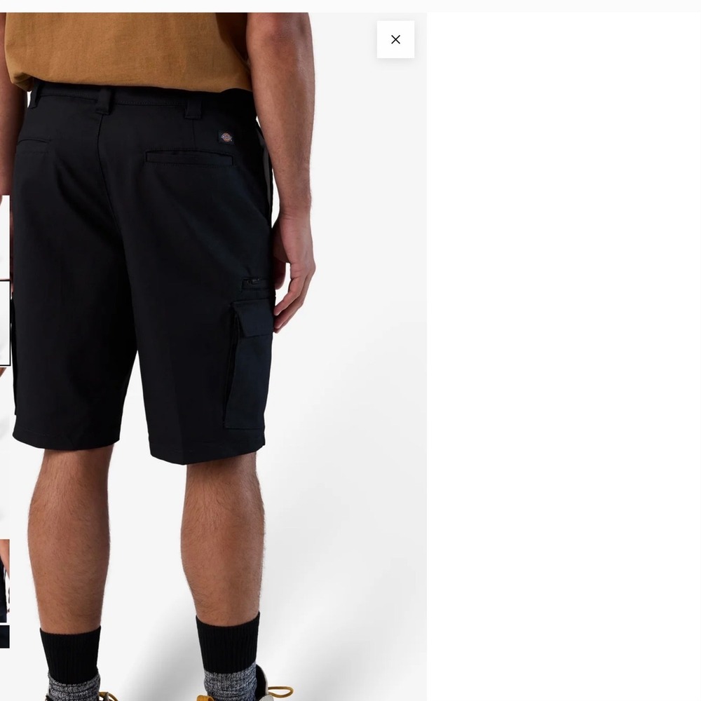 Dickies Pro Series Flex Cargo‎ Work Short Pro Black Men's Size 30 Engineered to - Picture 2 of 7
